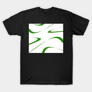 Abstract - green and white. T-Shirt